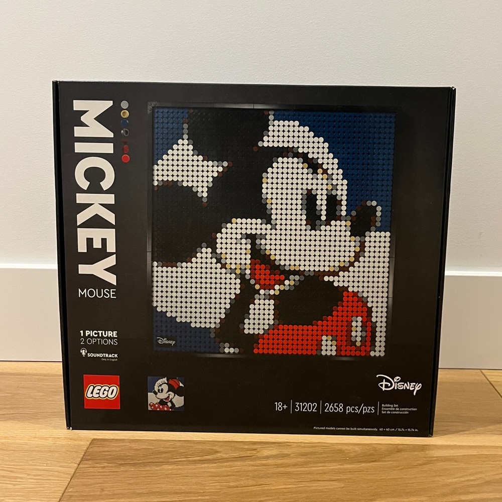 LEGO Disney Mickey Mouse Mosaic Kit 31202 new in box